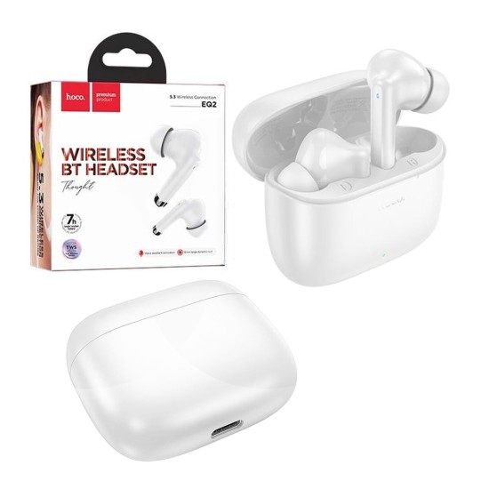 Hoco Wireless Earphone EQ2 Thought White